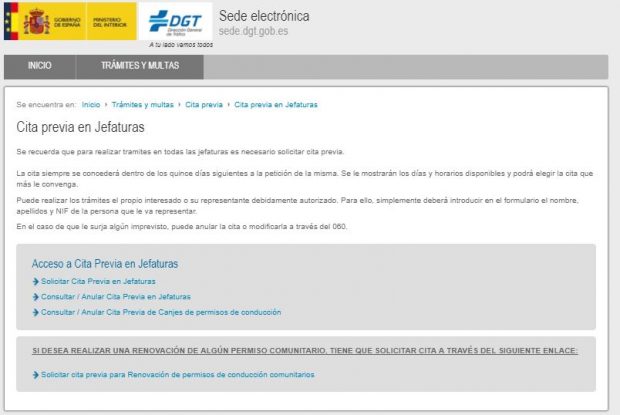 Cita Previa En Trafico Dgt Por Internet Y Telefono Adminfacil