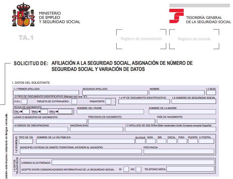 ¿Cómo darse de alta en la Seguridad Social?