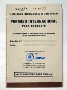 Permiso internacional conducir