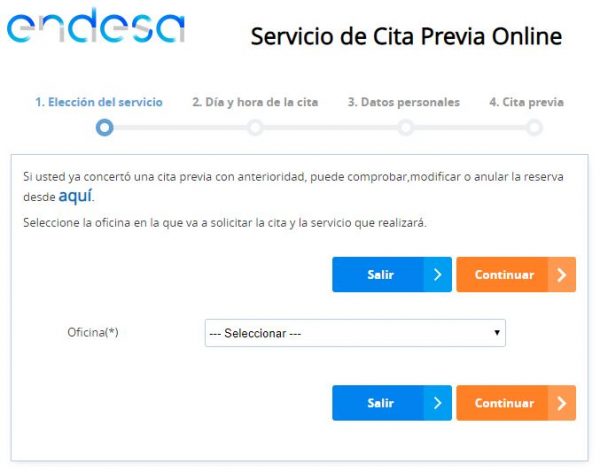 cita previa endesa