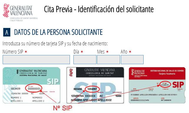 Cita previa en el Servicio Valenciano de Salud