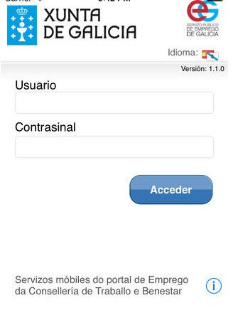 Applicación Mobem: Emprego Galicia